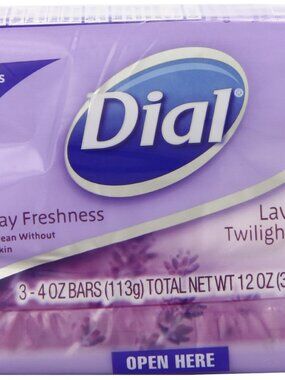 Dial Antibacterial Deodorant Soap Lavender & Twilight Jasmine - 3 CT